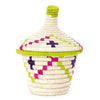 Handwoven Rwenzori Lidded Basket