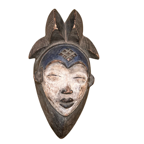 Vintage Punu Mask Ceremonial Mask