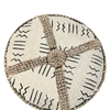 Bamileke Shield With MudCloth and Cowrie Cross