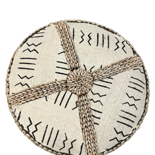  Bamileke Shield With MudCloth and Cowrie Cross