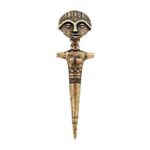  Akua'ba-Inspired Brass Letter Opener