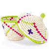 Handwoven Rwenzori Lidded Basket